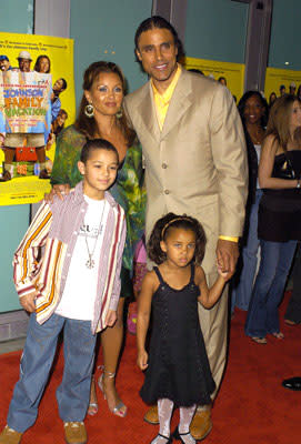 Vanessa L. Williams , Rick Fox and kids at the L.A. premiere of Fox Searchlight's Johnson Family Vacation