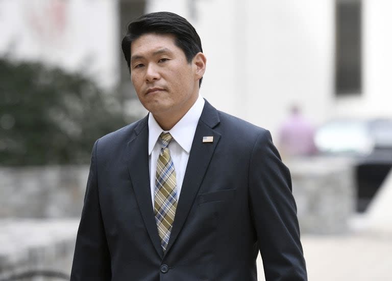 El fiscal federal Robert Hur, en Baltimore, el 21 de noviembre de 2019. (Foto AP/Steve Ruark)