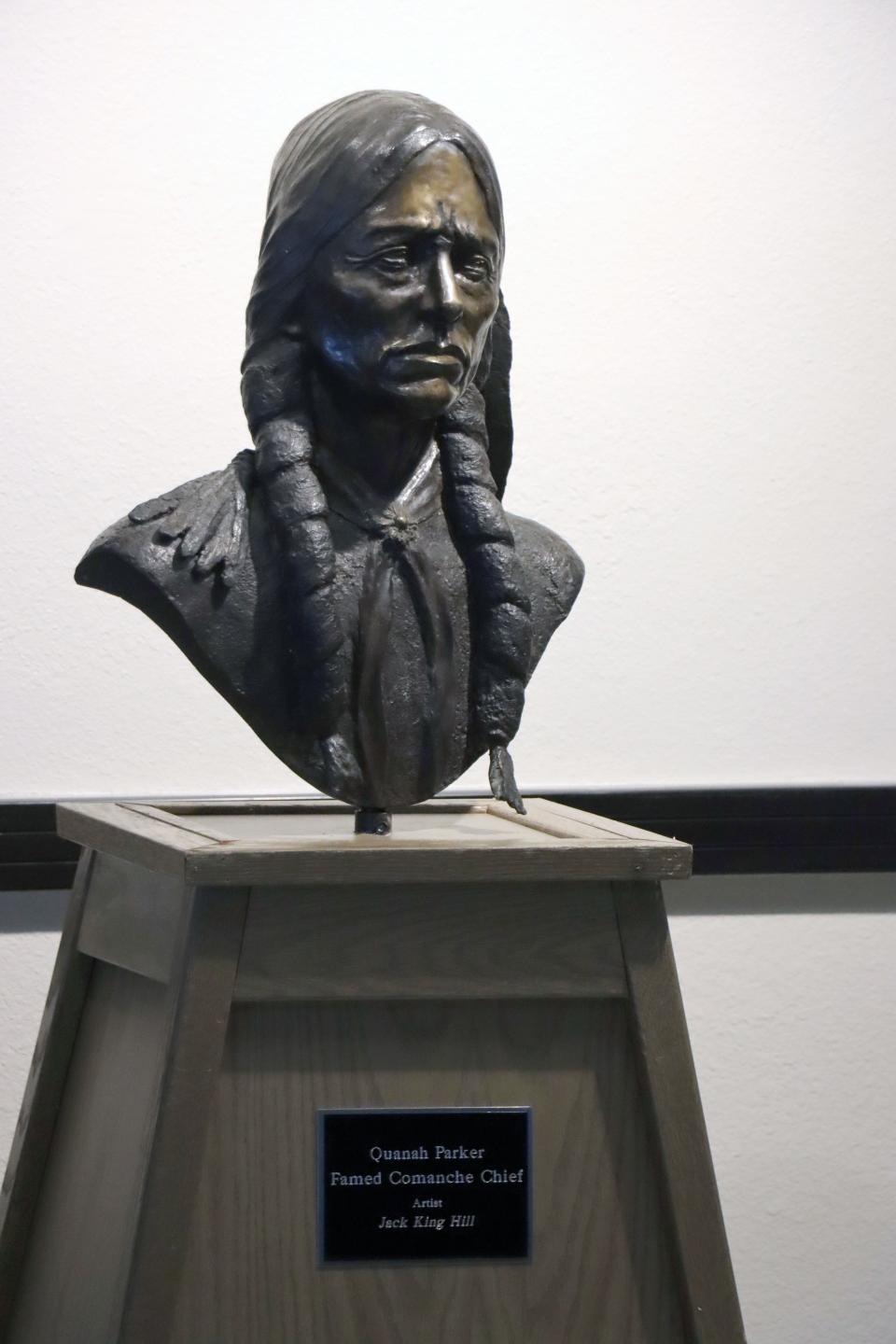 A similar statue to the one pictured in this file photo, of Comanche Chief Quanah Parker by artist Jack Hill, is set to be unveiled as a part of the new exhibit at the Carson County Square House Museum on Sept. 16, with festivities running 9 a.m. through 4 p.m.