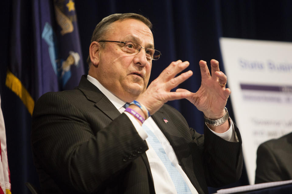 Soon after taking office in 2011, LePage told the civil rights group the NAACP to "kiss my butt" after they were upset the governor wasn't going to attend their Martin Luther King Birthday events in the state.&nbsp;<br /><br />&ldquo;My son happens to be black, so they can do whatever they&rsquo;d like about it,&rdquo; he told a reporter for WGME-TV. &ldquo;The fact of the matter is there&rsquo;s only so many hours in a day, so many hours in a week, and so much that you can do.&rdquo;<br /><br />In response to a question about whether he had a history of slighting the organization, LePage responded, "<a href="http://www.nytimes.com/2011/01/15/us/15lepage.html" target="_blank">Tell them to kiss my butt</a>. ...&nbsp;If they want to play the race card, come to dinner; my son will talk to them.&rdquo;