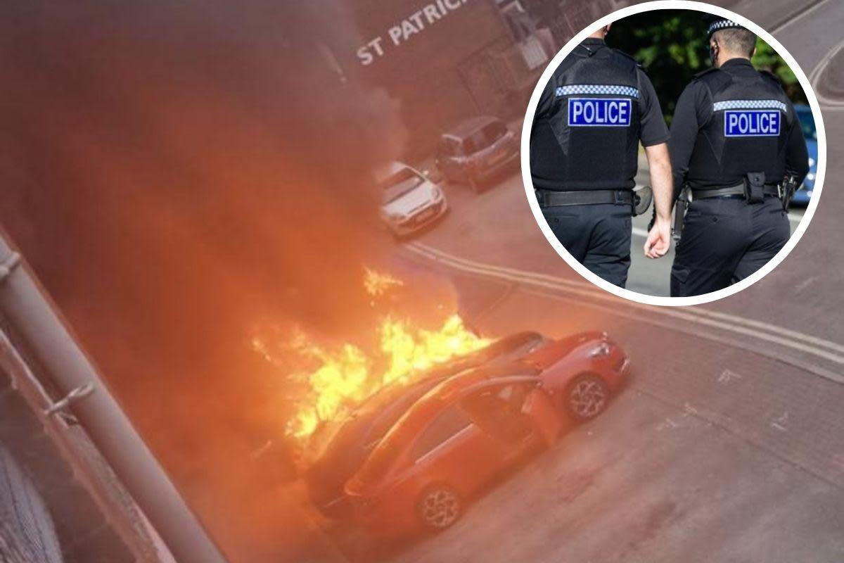 Police say a suspect set fire to a car in a Suffolk town, causing extensive damage <i>(Image: Katarzyna Turek)</i>