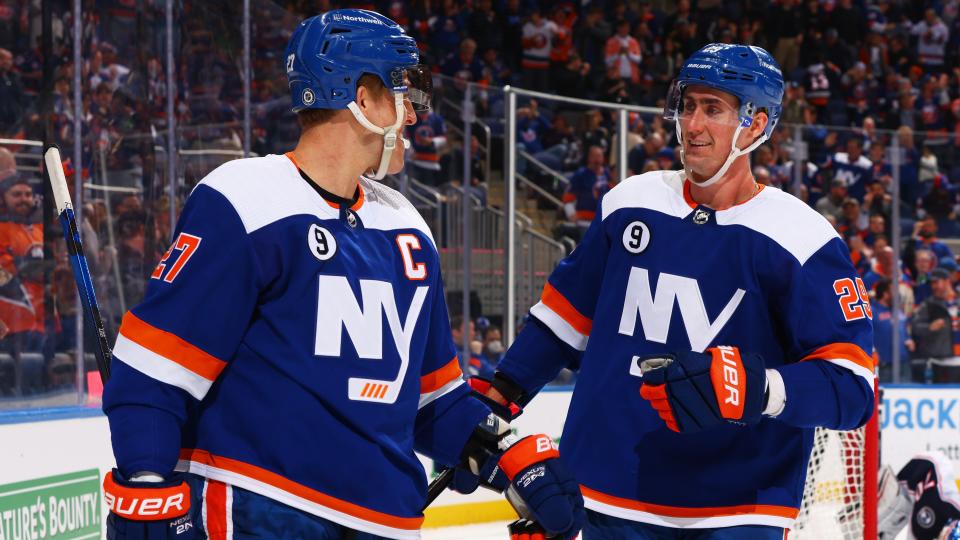 The New York Islanders are getting a massive percentage of their chances from two veterans. (Mike Stobe/NHLI via Getty Images)