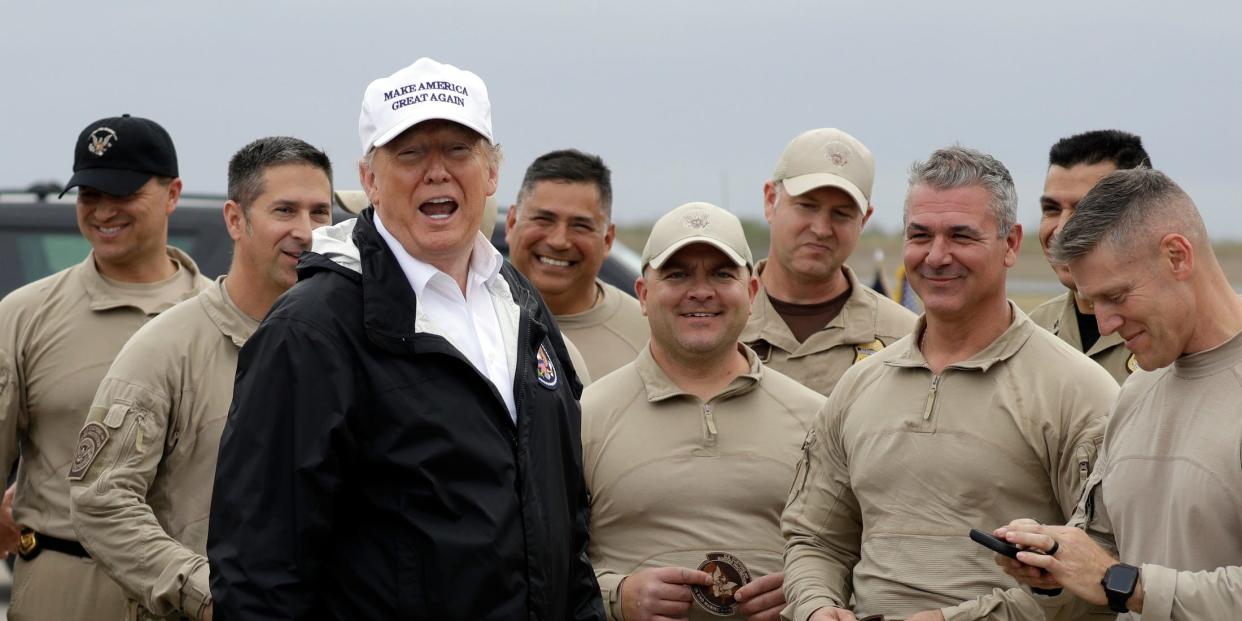 Trump and border patrol