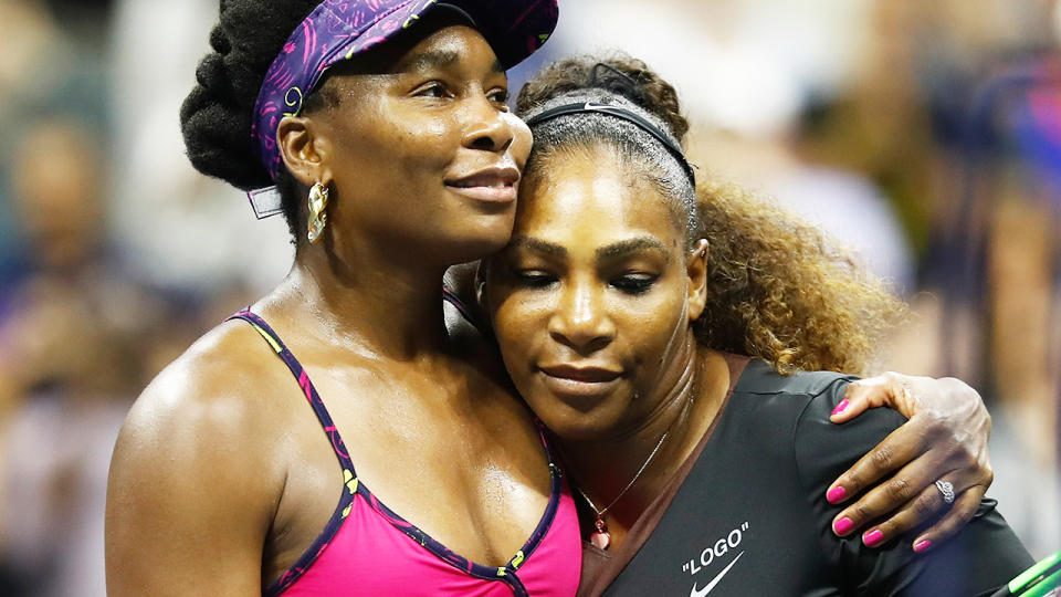 Venus and Serena Williams, pictured here at the US Open in 2018.