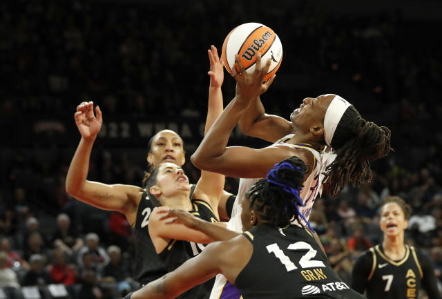 Sparks snap 13-game skid against Aces with 78-72 victory - The San Diego  Union-Tribune