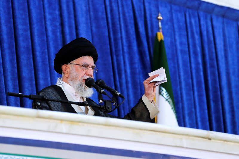 FILE PHOTO: 33rd anniversary of the death of Iranian leader Ayatollah Ruhollah Khomeini, in Tehran