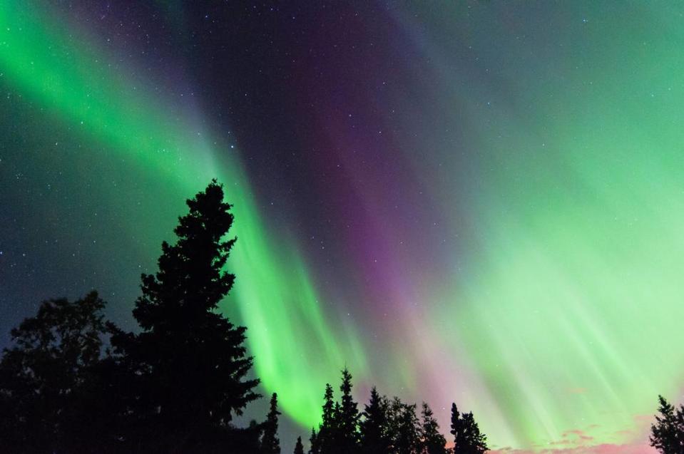 The northern lights could be visible in Northern California this weekend thanks to a major solar storm.