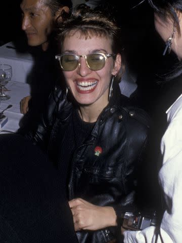 <p>Ron Galella, Ltd./Ron Galella Collection/Getty</p> Madonna's siter Paula Ciccone in 1985