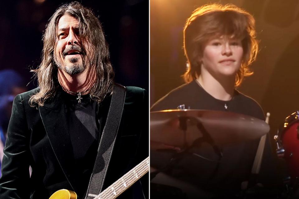 <p>Theo Wargo/Getty, MTV/ Youtube</p> Dave Grohl, Shane Hawkins