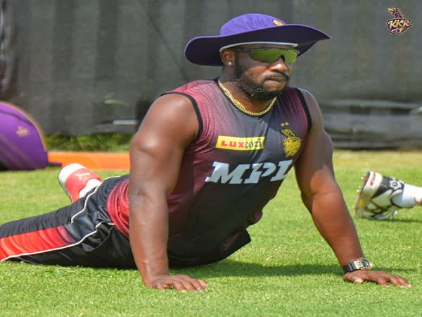 KKR all-rounder Andre Russell (Photo: KKR Twitter) 