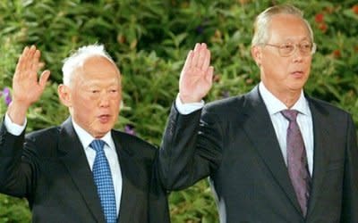 Mr Lee Kuan Yew and Mr Goh Chok Tong still have a role to play for Singapore. (AFP file photo)