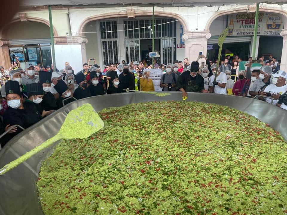 The largest guacamole serving ever weighed more than 5 tons.