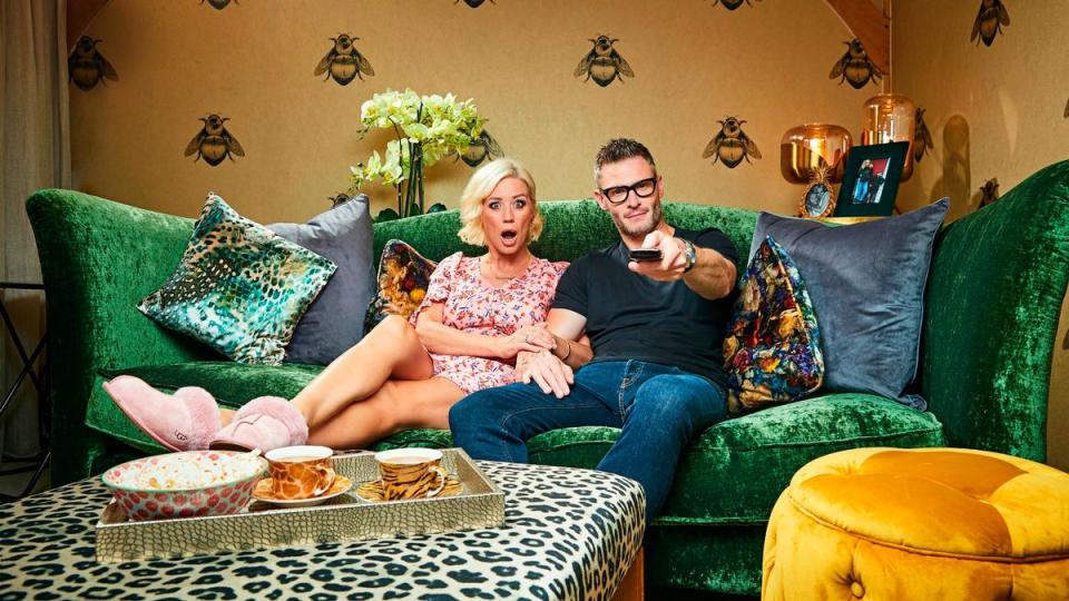 Denise Van Outen and partner Eddie will return to the show (Channel 4)
