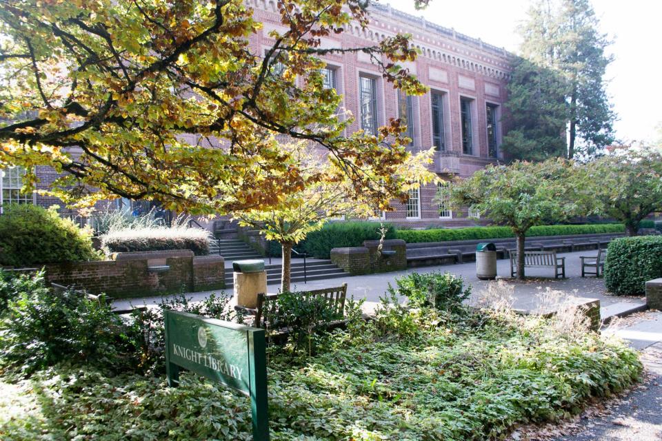 The Knight Library at the University of Oregon. Credit: Wikimedia Commons