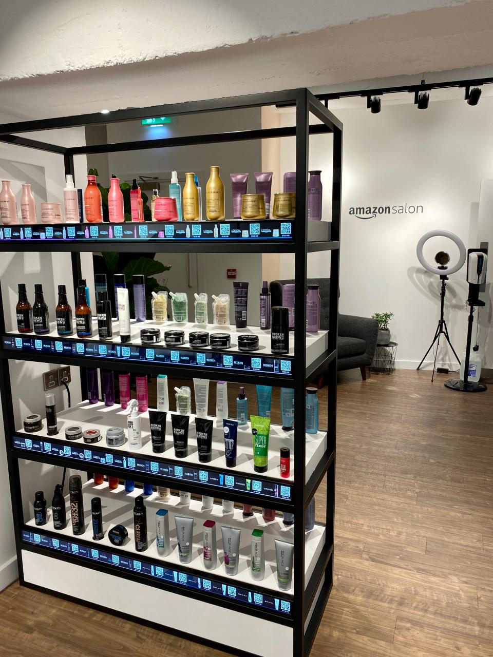 Hair products in Amazon Salon