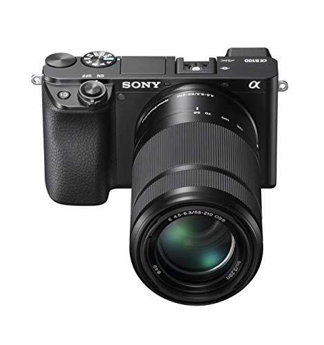 Sony Alpha A6100 Mirrorless Camera with 16-50mm and 55-210mm Zoom Lenses