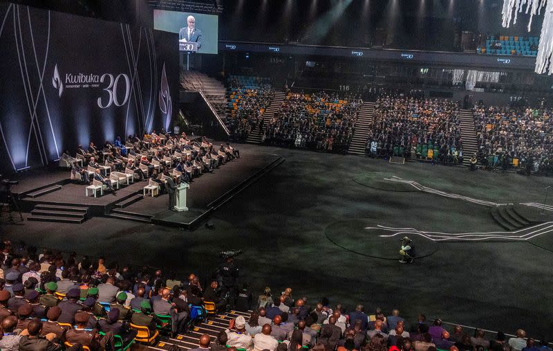 Commemoration of the 1994 Genocide at the BK arena in Kigali