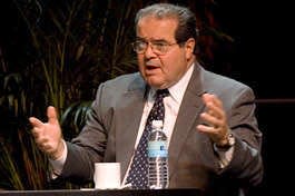 U.S. Supreme Court Associate Justice Antonin Scalia speaks on civil liberties at an ACLU Membership Conference Sunday in Washington, D.C.Chris Greenberg | Associated Press