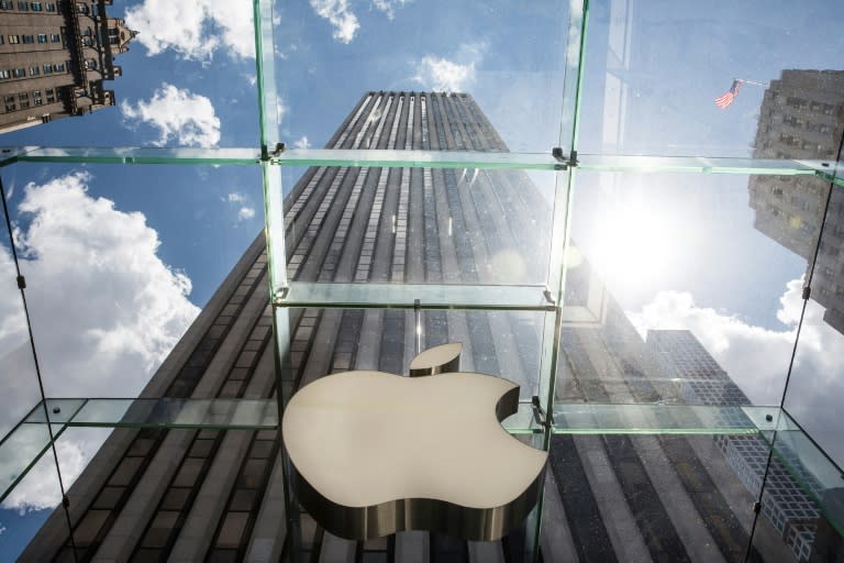 In New York, Apple shot up 3.0 percent after Goldman Sachs added the consumer technology powerhouse to its "conviction buy" list