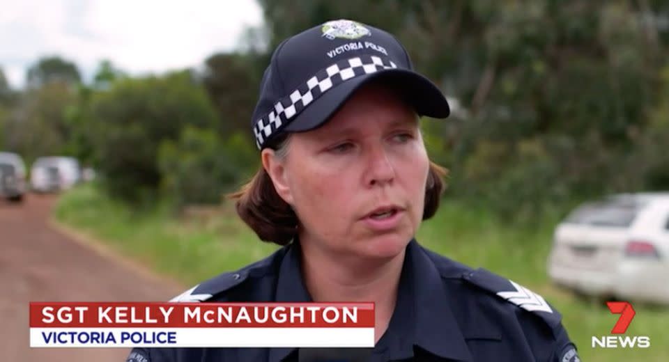 Sgt Kelly McNaughton said Dunkeld was a tight-knit community. Source: 7 News