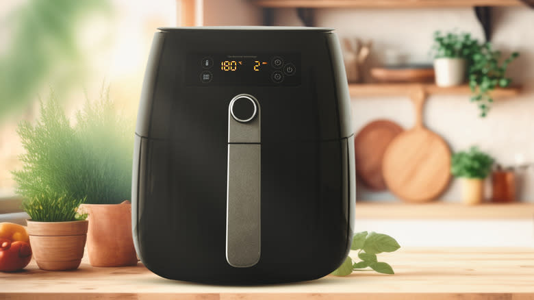 Air fryer in modern kitchen 