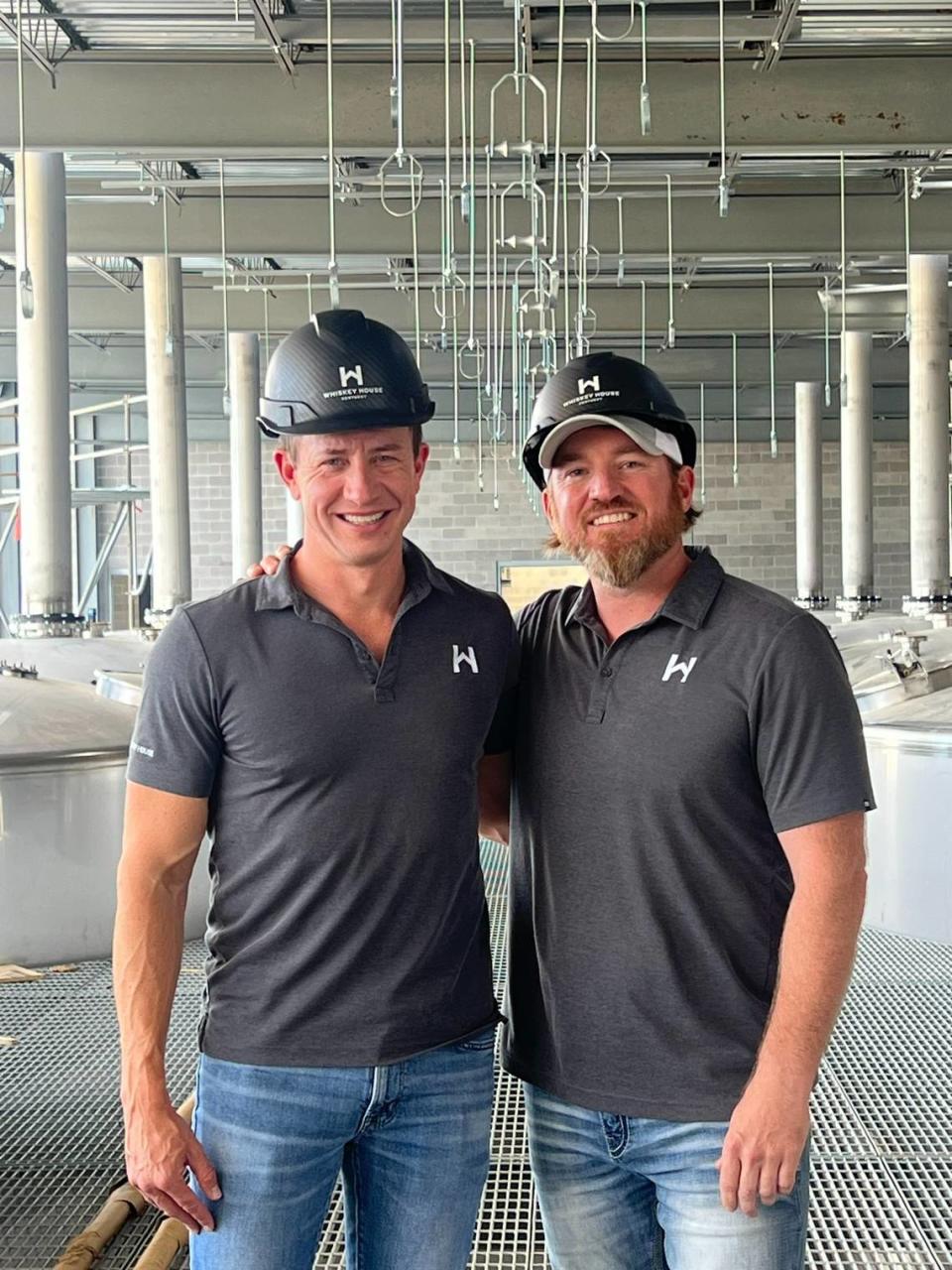 Distilling industry veterans David Mandell, left, and John Hargrove are building Whiskey House Distillery in Elizabethtown.