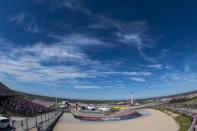 Oct 21, 2018; Austin, TX, USA; A view of the track and the tower and the front stretch during the United States Grand Prix at Circuit of the Americas. Mandatory Credit: Jerome Miron-USA TODAY Sports