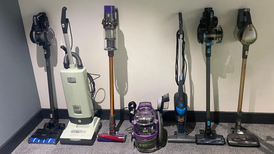 A range of vacuums and carpet cleans on test, including the Hoover ONEPWR Blade+