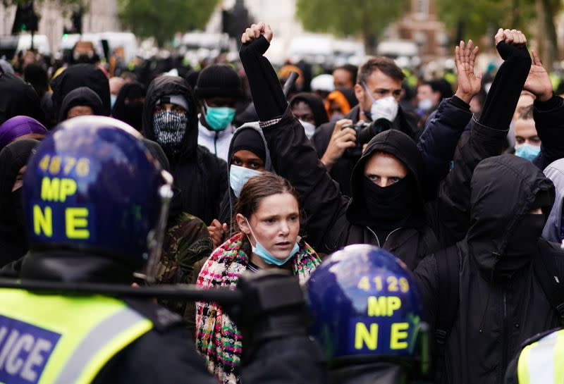 Protest against the death of George Floyd, in London