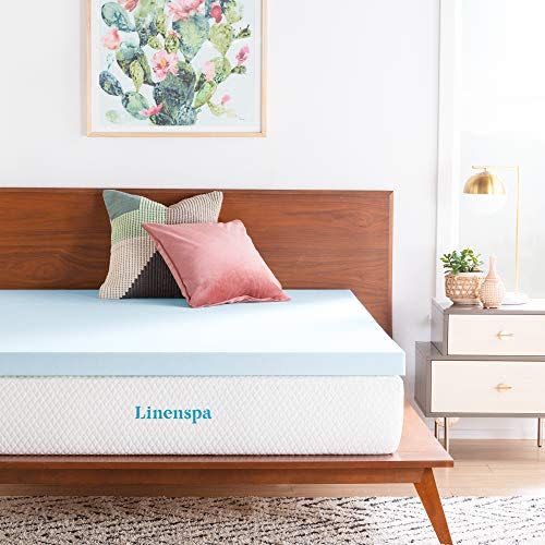 Gel-Infused Cooling Mattress Topper, Twin XL
