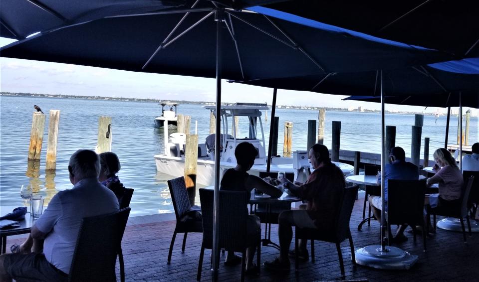 Dry Dock Waterfront Grill is at 412 Gulf of Mexico Drive, Longboat Key, overlooking Sarasota Bay. Photographed Nov. 12, 2022.