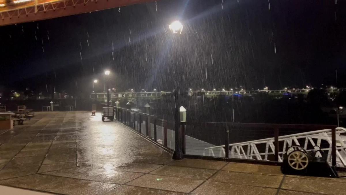 Rain in Hilton Head Marina