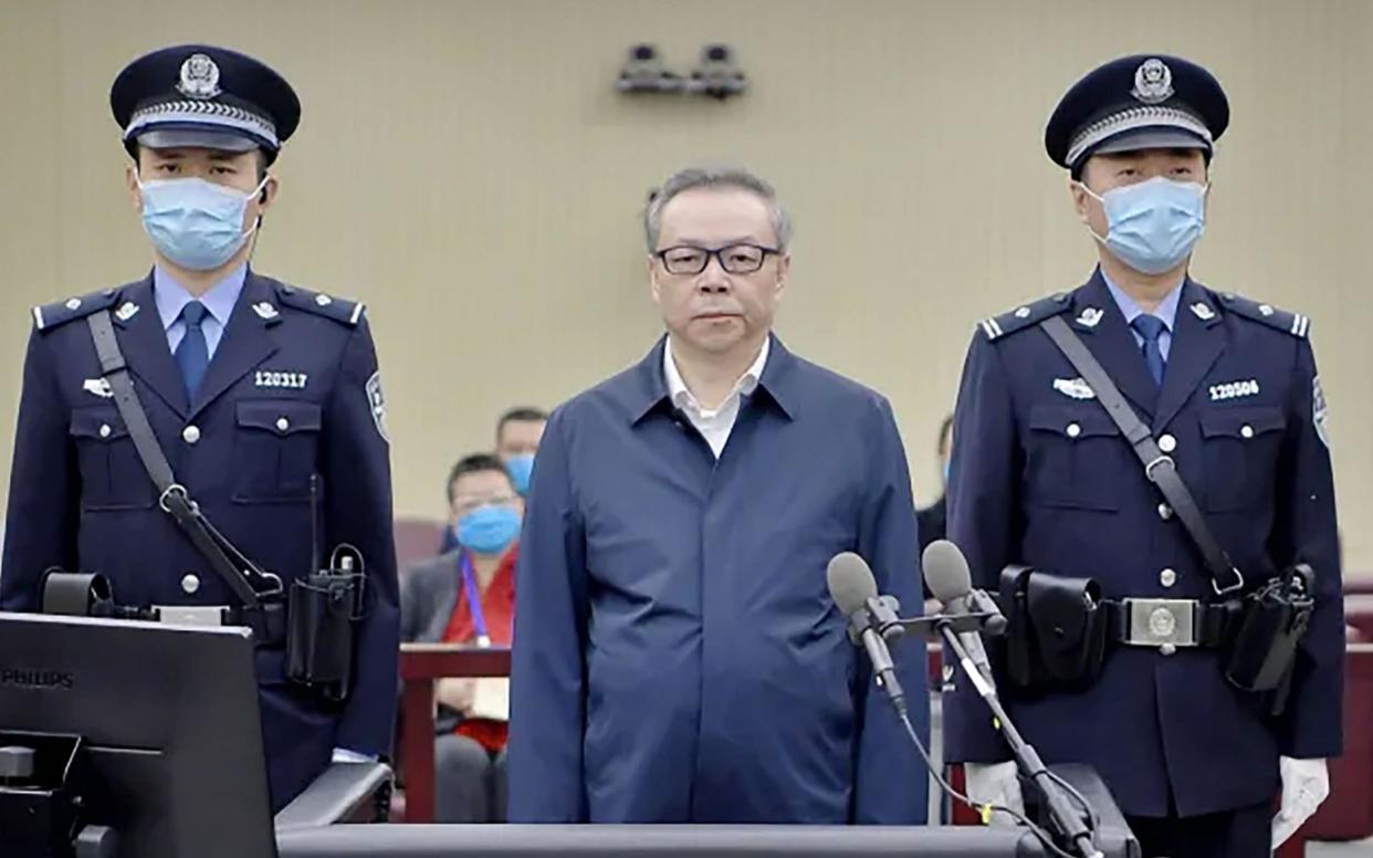 Lai, the former chairman of one of China's largest state-controlled asset management firms, was sentenced to death - HANDOUT/Second Intermediate People's Cou/AFP via Getty Images