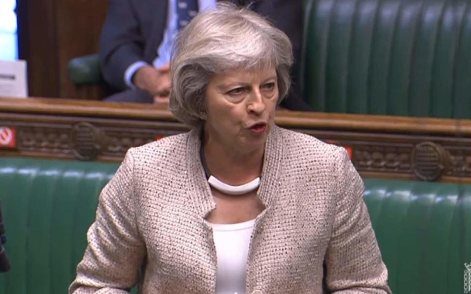 Theresa May once saw a memo about leaks to the press being leaked to the press - House of Commons/ PA