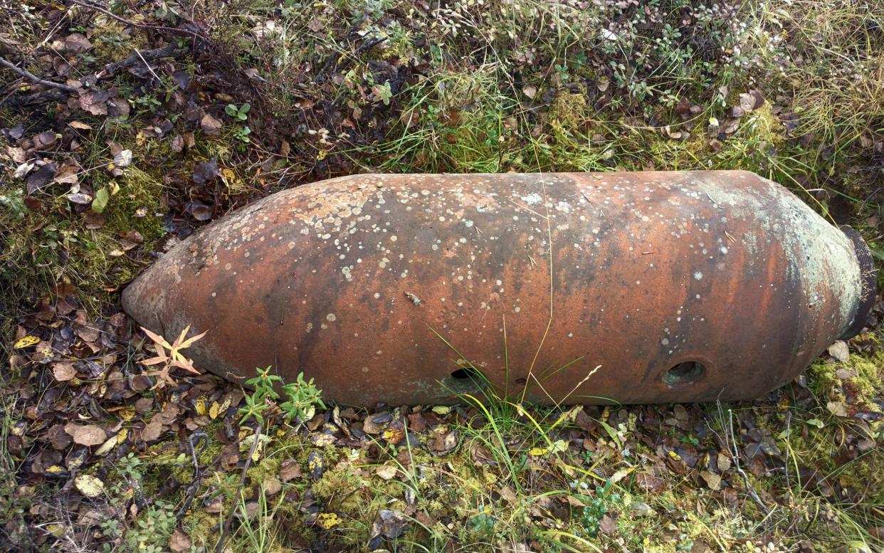 large aerial bomb during the Second world war