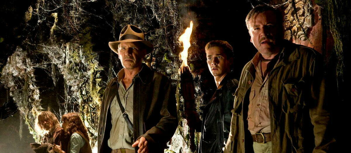 En 2008, Harrison Ford renfile son costume d'Indiana Jones dans Le Royaume du crâne de cristal.  - Credit:DR