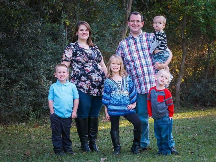 The four orphaned children (pictured with their deceased parents, Karisa and Jim Clemens) have prompted thousands of donations, raising more than $175,000 via two fundraising pages. Source: YouCaring