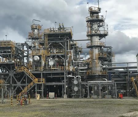 The ExxonMobil Hides Gas Conditioning Plant process area is seen in Papua New Guinea in this handout photo dated March 1, 2018. ExxonMobil/Handout via REUTERS