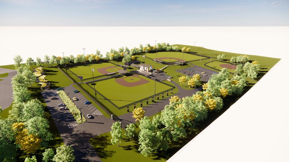 Parkwood Ballpark renovation rendering