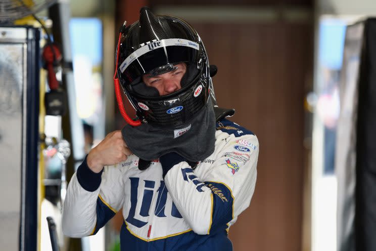 Brad Keselowski drove an IndyCar on Wednesday (Getty Images)