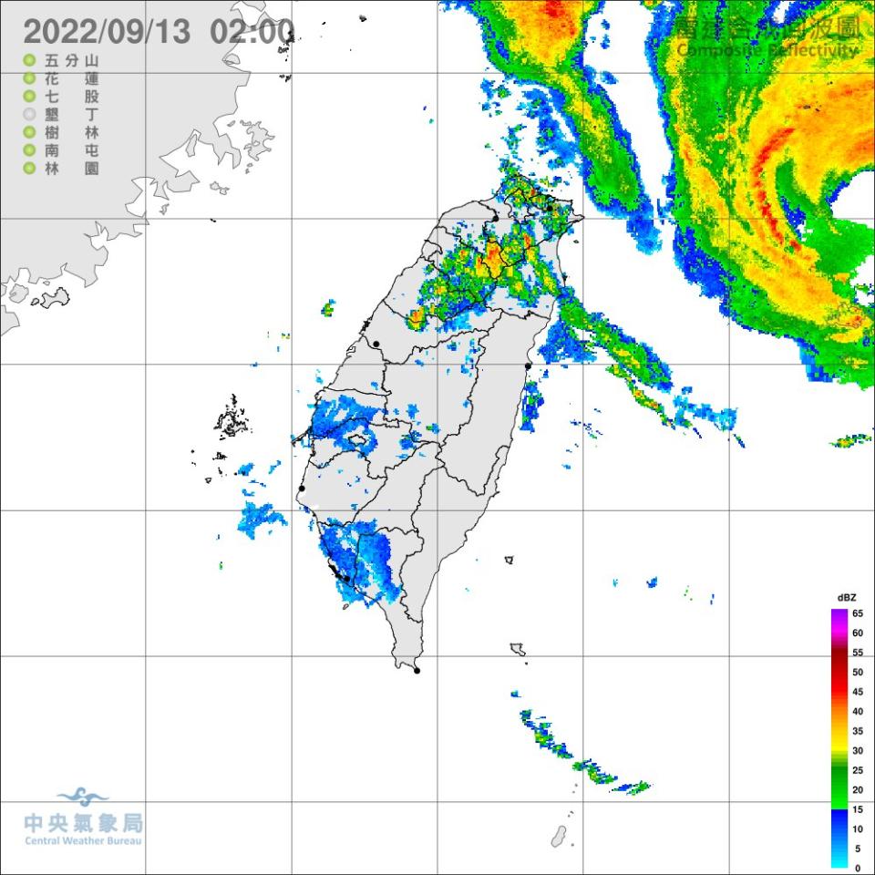 中部以北氣候較不穩定。（圖／中央氣象局）