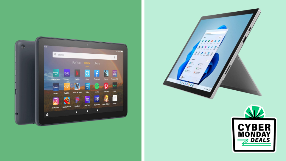 There's still time to find Cyber Monday deals on Amazon tablets and Microsoft laptops.