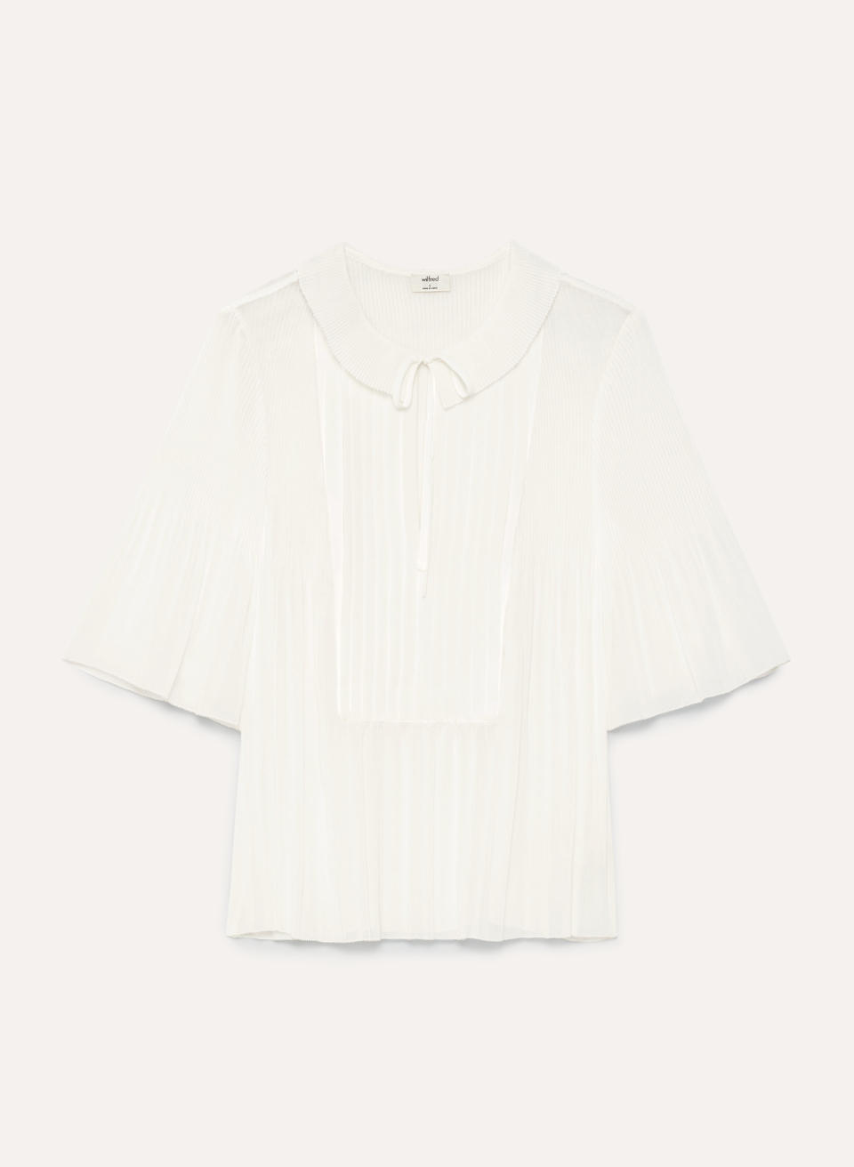 <a rel="nofollow noopener" href="https://www.aritzia.com/us/en/product/matthieu-blouse/69694.html?dwvar_69694_color=6824" target="_blank" data-ylk="slk:Matthieu Blouse, Wilfred, $85;elm:context_link;itc:0;sec:content-canvas" class="link ">Matthieu Blouse, Wilfred, $85</a>