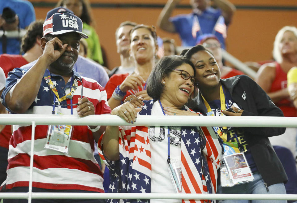 Simone Biles family (Mike Blake / Reuters)