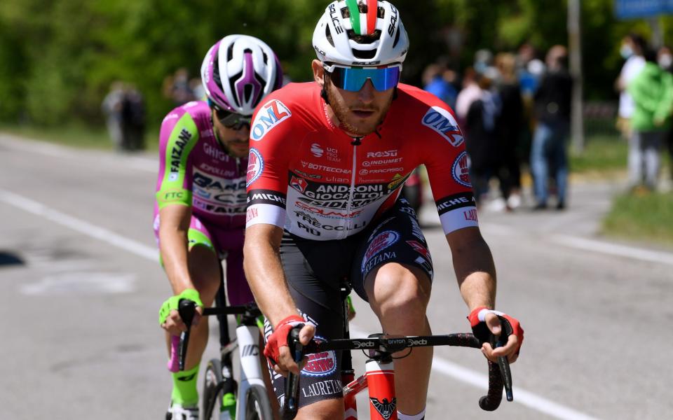 Filippo Tagliani (right) and Umberto Marengo – Giro d'Italia 2021, stage five – live updates - GETTY IMAGES