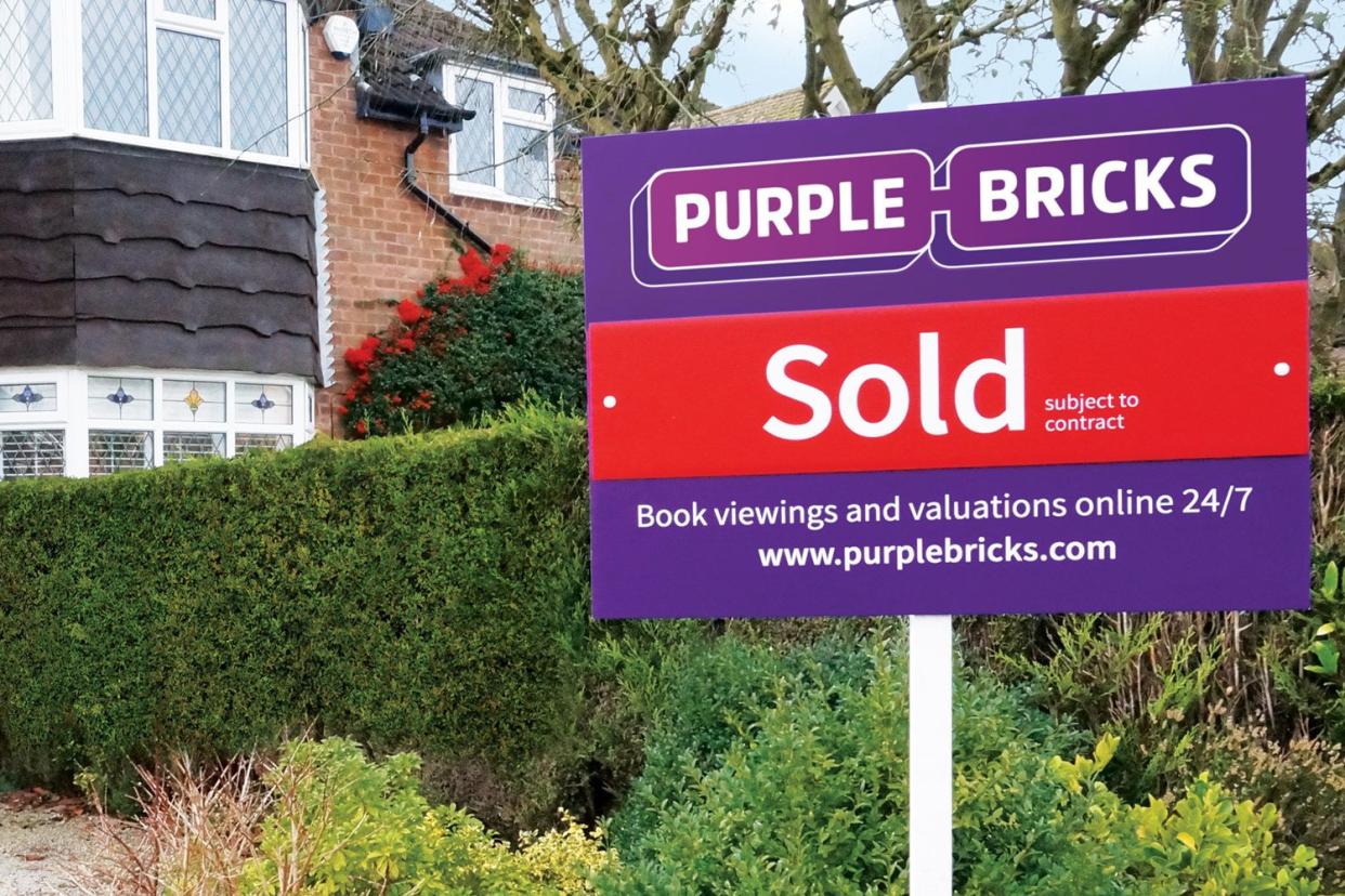 Building up: Online estate agent Purplebricks has reported a maiden UK operating profit of £1.7 million: PurpleBricks