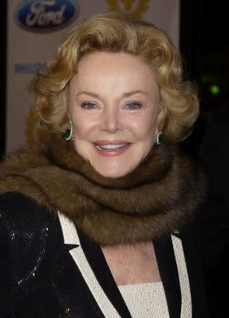 Barbara Sinatra arrives as a guest for the "Ocean's Twelve" gala black tie premiere in the Hollywood section of Los Angeles, California, U.S. on December 8, 2004. REUTERS/Jim Ruymen/Files