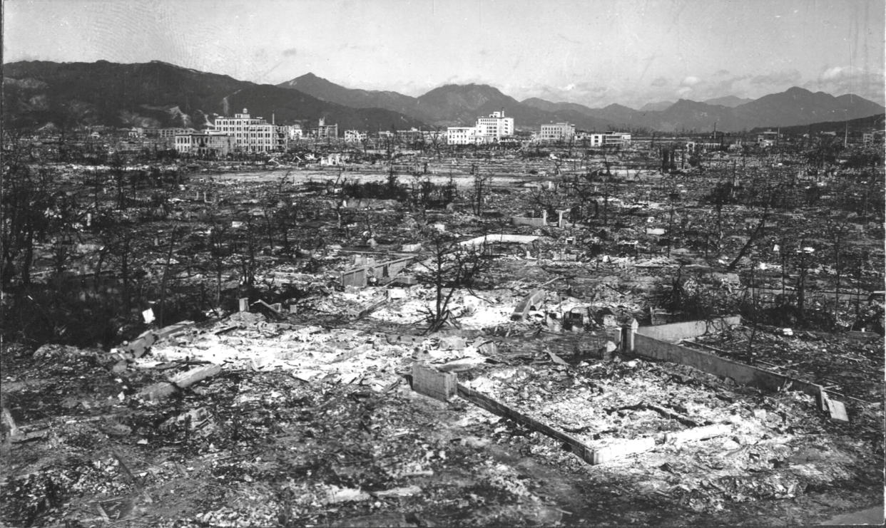 So sah das japanische Nagasaki nach einem Atombombenabwurf 1945 aus (Bild: War Department/U.S. National Archives/Handout via REUTERS.)