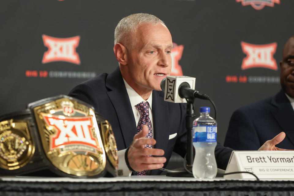 Will commissioner Brett Yormark further expand the Big 12? (Scott Winters/Getty Images)