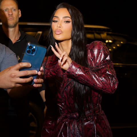Kim Kardashian Dares to Bare in Micro Crystal Gucci Bra